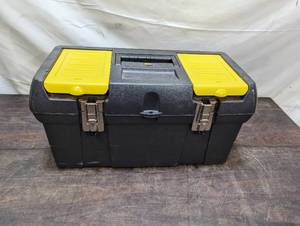 lot 137 image: Toolbox With Misc. Hand Tools