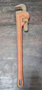 lot 151 image: Old Ridgid Pipe Wrench