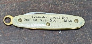 lot 163 image: Teamster Local 544 Mpls. Pocket Knife