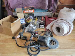 lot 206 image: New Auto Parts, Drainage Tube Socks, Stock Tank Heaters and More - NO SHIPPING