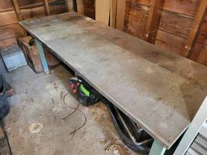lot 232 image: Large Worktable - Approx. 74 x 28 x 28 - NO SHIPPING
