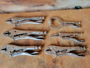 lot 55 image: (6) Vise-Grip Brand Locking Pliers