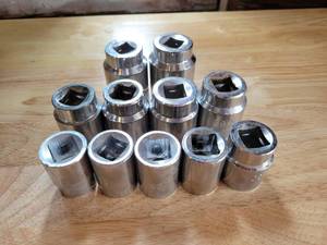 lot 71 image: (11) 34 Drive Metric Sockets - Sizes from 41mm to 22mm