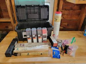 lot 94 image: Toolbox of Welding Electrodes, Consumables and More