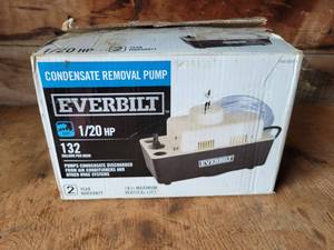 lot 103 image: Everbilt Condensate Removal Pump - Model No. CSP010 - Appears unused