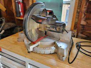 lot 127 image: CRAFTSMAN 12 Compound Miter Saw - Tested and Works - NO SHIPPING