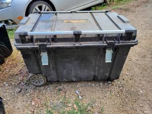 lot 131 image: DeWalt Rolling Tool Bin - Approx. 36 x 24 x 22 - NO SHIPPING
