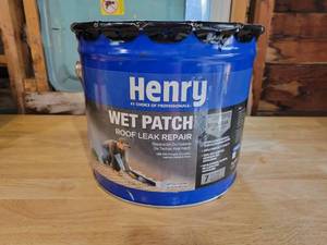 lot 142 image: Henry Roof Patch Leak Repair - Seems Full - NO SHIPPING