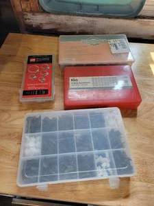 lot 157 image: Stronghold E-Style Clip Kit, Plastic Auto Clip Kit, Hose Clamp Assortment and O-Ring Kit