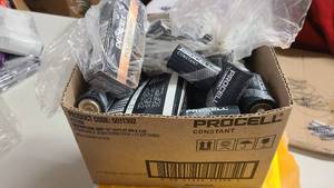 Box full of brand new duracell Batteries