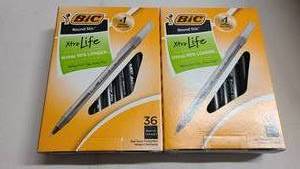 2 Boxes of BIC Round Stic Pens