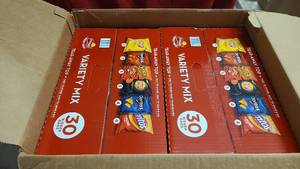 2 Boxes of 30 bags of Frito Lay snack bags