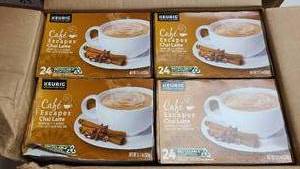 Keurig Cafe Escapes Chai Latte Boxes