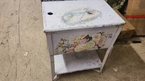 Lightweight portable garden sink and table