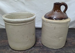 lot 62 image: Crock And Jug