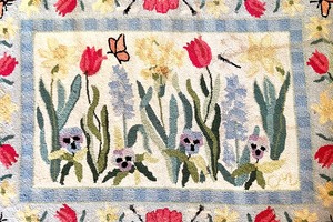 lot 118 image: Remarkable Rug by Claire Murray