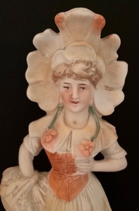 lot 161 image: Two Porcelain Victorian Figurines