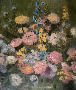 lot 179 image: Pretty Original Oil on Canvas Painting
