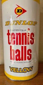 lot 220 image: Vintage Dunlop Tennis Balls Waste Basket