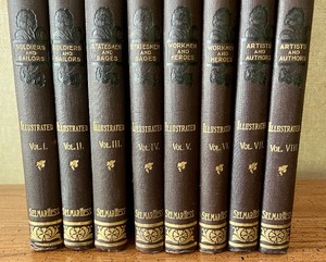 lot 226 image: 8 Volumes of Great Men & Famous Women Books by Selmar Hess