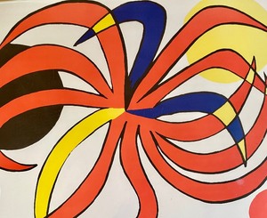 lot 239 image: Calders Universe An Exhibition of the Work of Alexander Calder Framed Print
