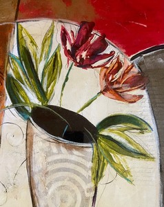 lot 241 image: Bouquet Framed Print by Hollack