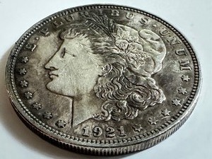 lot 25 image: United States 1921 Morgan Silver Dollar Coin