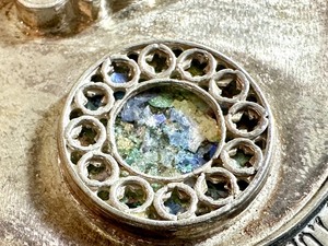 lot 23 image: Artisan Sterling Pardiso Pendant by Angie Olami