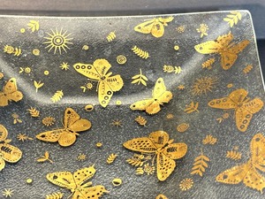 lot 80 image: Vintage Georges Briard Butterfly Design Vintage Plate