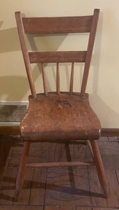 lot 278 image: Vintage Wooden Chair