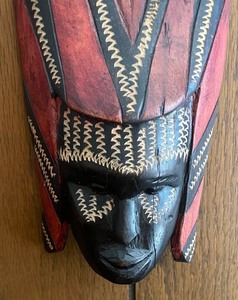 lot 299 image: Decorative Wooden Mask