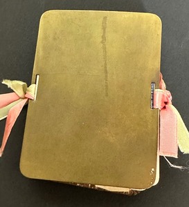 lot 55 image: Antique Metal Embossed Needle Case