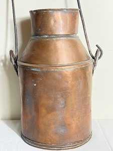 lot 426A image: Large Vintage Copper Milk Can