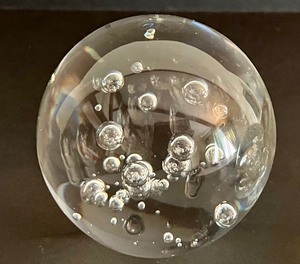 lot 379 image: Two Vintage Art Glass Paperweights