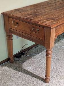 lot 305 image: Wood Writing DeskTable