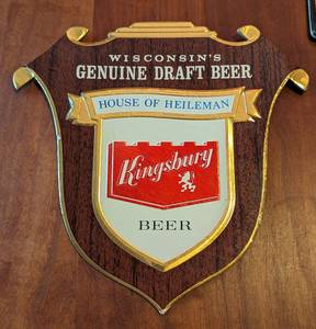 lot 321 image: Cardboard Vintage Style Beer Signs