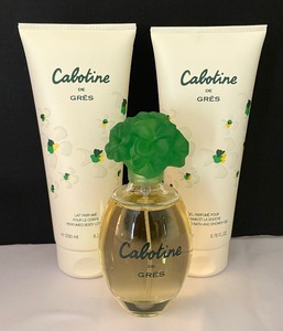 lot 136 image: New Cabotine de Gras Lotion, Perfume and Shower Gel Set
