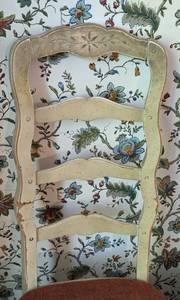 lot 402 image: Pair of Ladder Back Chairs
