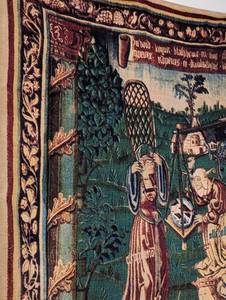 lot 407 image: Large Medieval Style Wall Tapestry