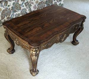 lot 415 image: Heritage Wood Coffee Table