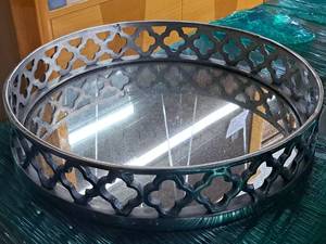 lot 69 image: Metal Mirror Tray