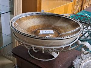 lot 70 image: Decorative Bowl with Stand