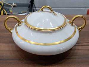 lot 211 image: Pope Gosser China Bowl with Lid