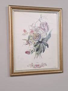 lot 136 image: Wall Art - Tulip , Framed