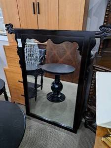 lot 137A image: Vintage Raymond K. Sobota Century Ornate Framed Wall Mirror 45x52