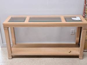 lot 226 image: Wood Console Table
