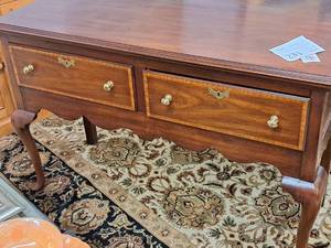 lot 231 image: Henkel-Harris Wood Buffet Table