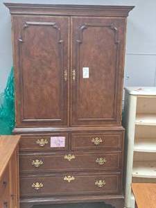 lot 298 image: ET Victor Walnut Armoire