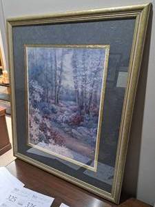 lot 328 image: Print - Forest by Lena Lui #17332500 Signed&Numbered , FramedSingle MatteGlass