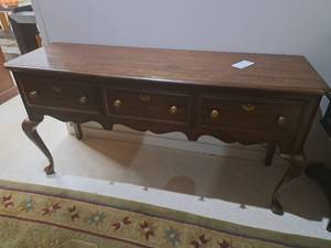 lot 317 image: Pennsylvania House Wood Buffet Table